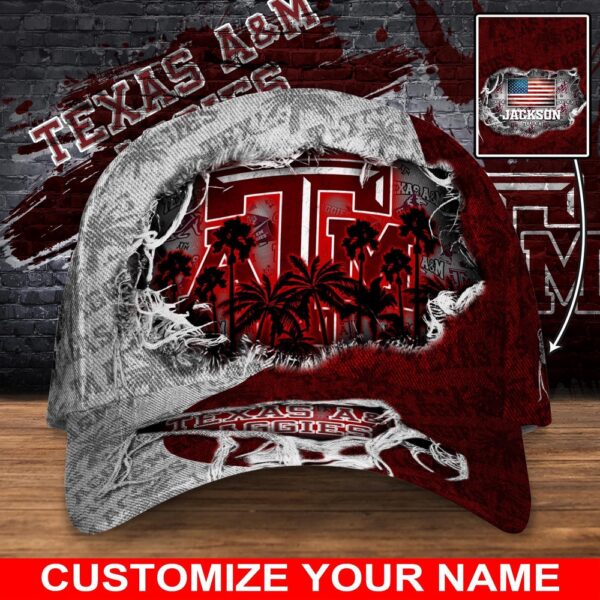 Customized NCAA Texas A&M Aggies Baseball Cap Trendy Hat Bliss