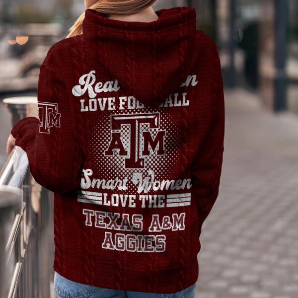 Customized NCAA Texas A&ampM Aggies Hoodie 3D Athletic Elegance For Fans