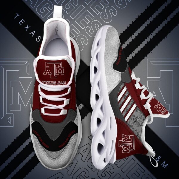 Customized NCAA Texas A&ampM Aggies Sneaker Max Soul Shoes Stride Elegance Parade