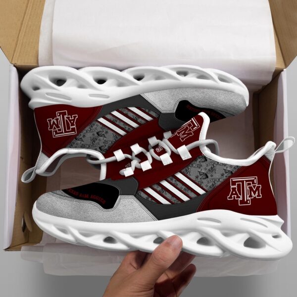 Customized NCAA Texas A&ampM Aggies Sneaker Max Soul Shoes Stride Elegance Parade