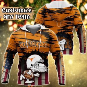 Customized NCAA Texas Longhorns Hoodie 3D Snoopy Plays Sports For Fans 1 apzgfm.jpg