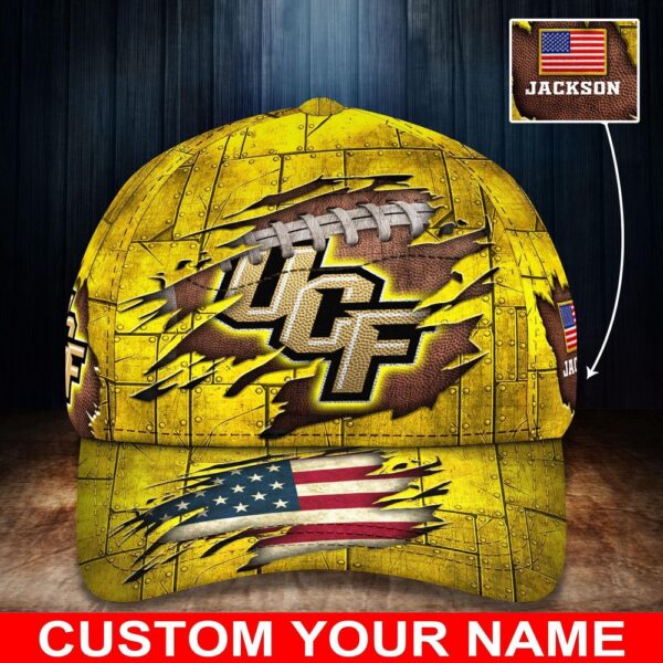 Customized NCAA UCF Knights Baseball Cap Casual Elegance Threads