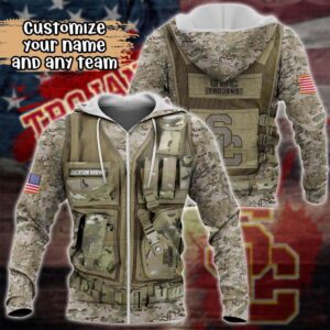 Customized NCAA USC Trojans Hoodie 3D Camo Parade For Fans 2 kfjknl.jpg