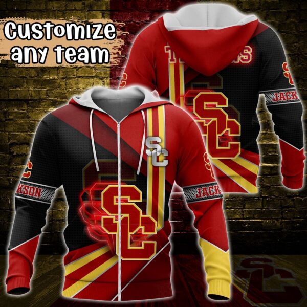 Customized NCAA USC Trojans Hoodie 3D Cozy Vibes For Fans