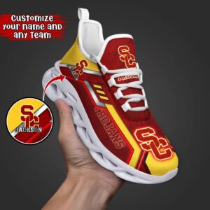 Customized NCAA USC Trojans Sneaker…