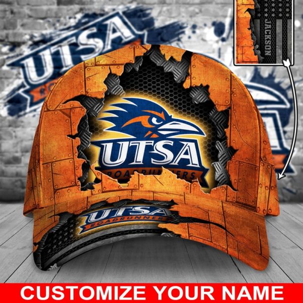 Customized NCAA UTSA Roadrunners Baseball Cap Comfy Magic Headpiece