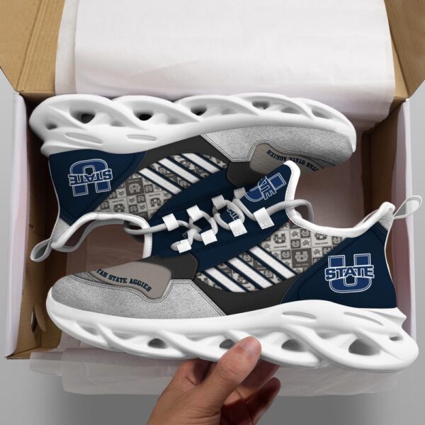 Customized NCAA Utah State Aggies Sneaker Max Soul Shoes Kick Bliss Parade