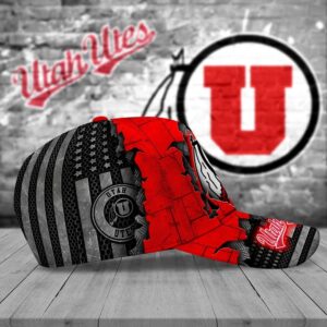 Customized NCAA Utah Utes Baseball Cap Champion Comfort Fashion 2 iqarxj.jpg