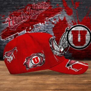 Customized NCAA Utah Utes Baseball Cap Trendsetting Threads Fashion 2 jeodsl.jpg