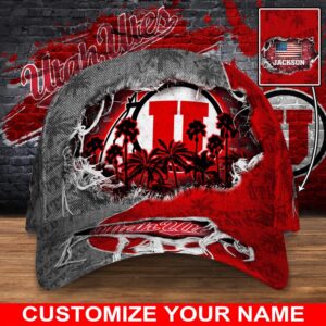 Customized NCAA Utah Utes Baseball Cap Trendy Hat Bliss 1 oab8yk.jpg