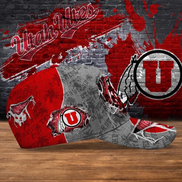 Customized NCAA Utah Utes Baseball Cap Trendy Hat Bliss