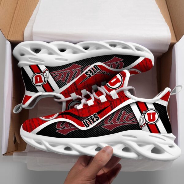 Customized NCAA Utah Utes Sneaker Max Soul Shoes Sole Elegance Walk