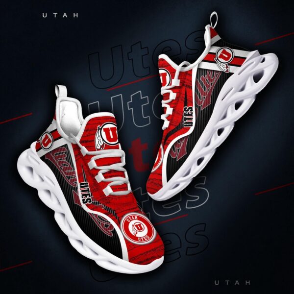 Customized NCAA Utah Utes Sneaker Max Soul Shoes Sole Elegance Walk