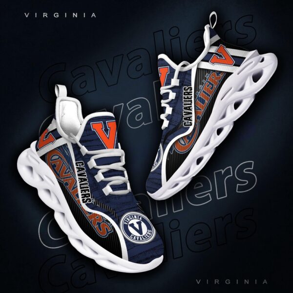 Customized NCAA Virginia Cavaliers Sneaker Max Soul Shoes Stride Glamour