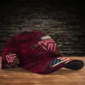 Customized NCAA Virginia Tech Hokies Baseball Cap Casual Elegance Threads 2 m3on2b.jpg