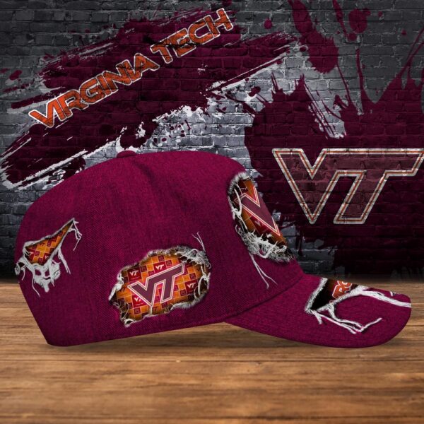 Customized NCAA Virginia Tech Hokies Baseball Cap Chic Vibes in Headwear