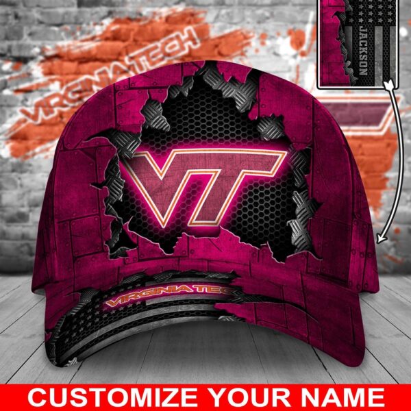 Customized NCAA Virginia Tech Hokies Baseball Cap Glamorous Hat Bliss