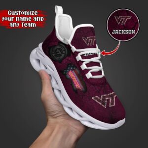 Customized NCAA Virginia Tech Hokies Sneaker Max Soul Shoes Max Comfort 1 jzihic.jpg