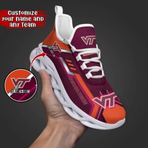 Customized NCAA Virginia Tech Hokies Sneaker Max Soul Shoes Soulful Stride 1 idarca.jpg