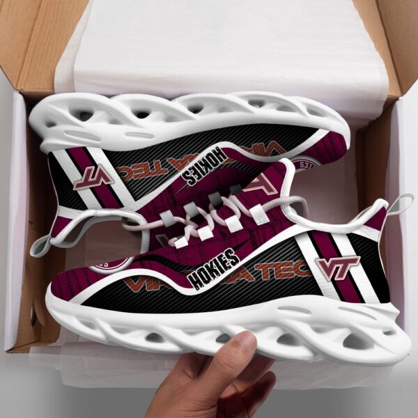 Customized NCAA Virginia Tech Hokies Sneaker Max Soul Shoes Stride Into Elegance