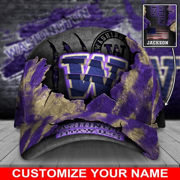 Customized NCAA Washington Huskies Baseball Cap Signature Urban Style