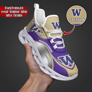 Customized NCAA Washington Huskies Sneaker…