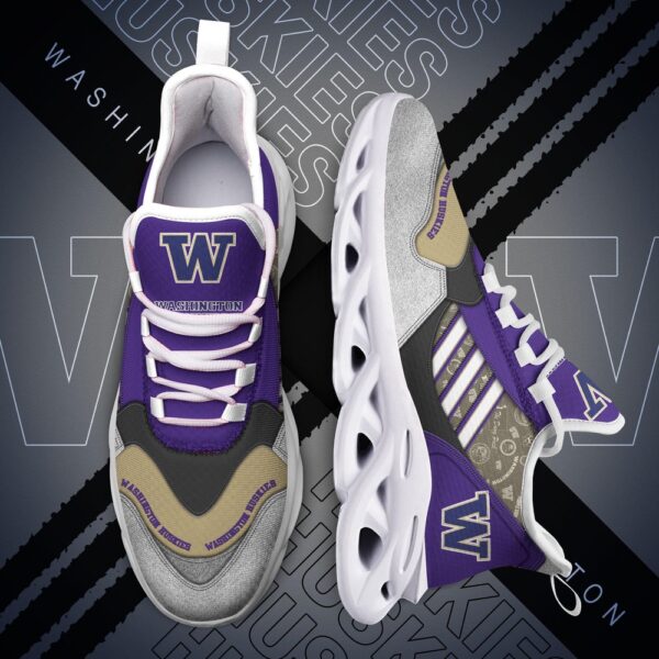 Customized NCAA Washington Huskies Sneaker Max Soul Shoes Sporty Soul