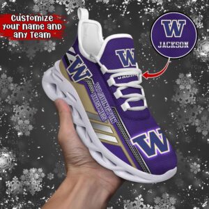 Customized NCAA Washington Huskies Sneaker…