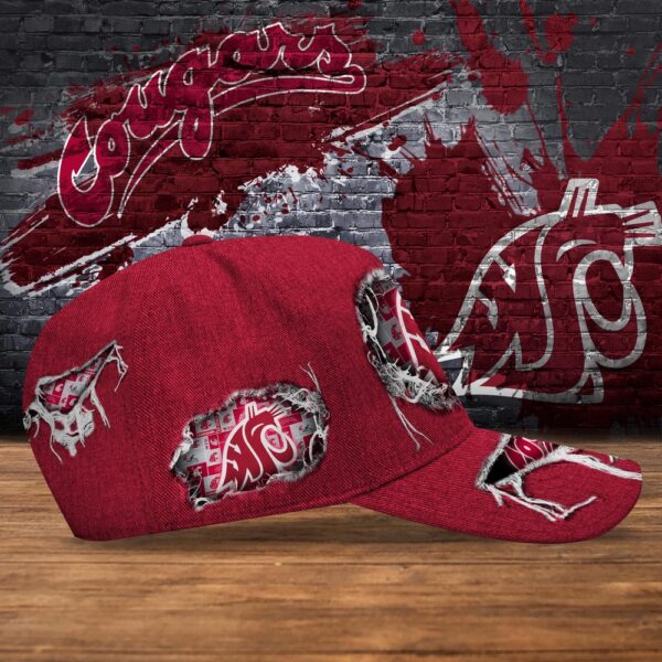 Customized NCAA Washington State Cougars Baseball Cap Chic Vibes in Headwear