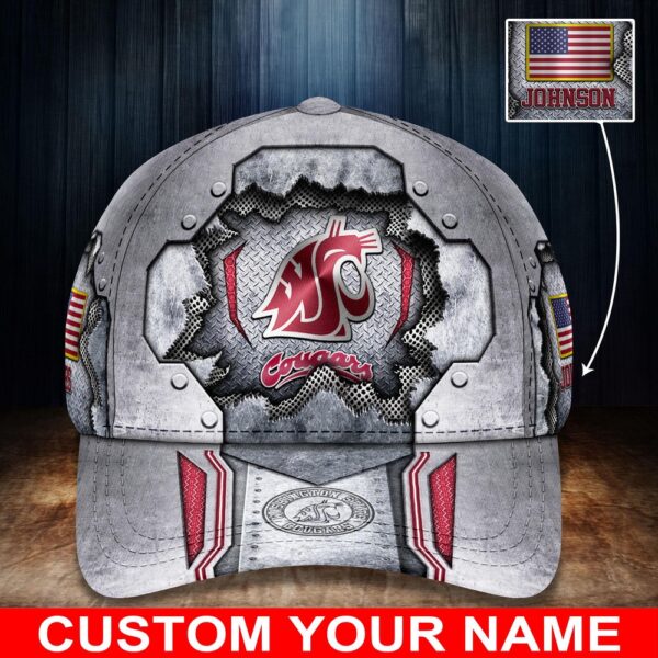 Customized NCAA Washington State Cougars Baseball Cap Elegance In Style