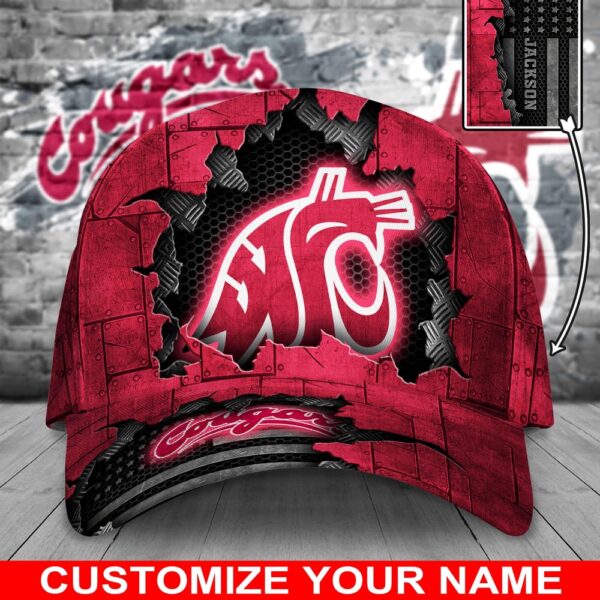 Customized NCAA Washington State Cougars Baseball Cap Glamorous Hat Bliss