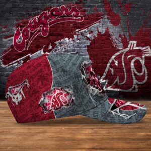 Customized NCAA Washington State Cougars Baseball Cap Sporty Elegance Vibes 2 nydlge.jpg