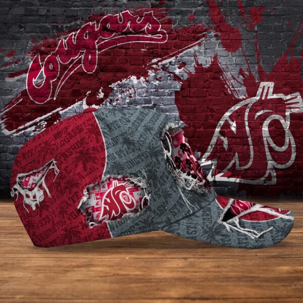 Customized NCAA Washington State Cougars Baseball Cap Sporty Elegance Vibes