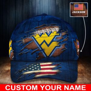 Customized NCAA West Virginia Mountaineers Baseball Cap Forward Streetwear Vibes 1 urm6i2.jpg