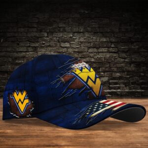 Customized NCAA West Virginia Mountaineers Baseball Cap Forward Streetwear Vibes 2 l3adcr.jpg