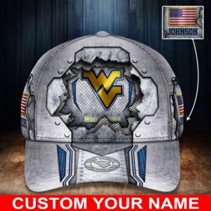 Customized NCAA West Virginia Mountaineers Baseball Cap Sleek Layers of Style 1 jovpjp.jpg