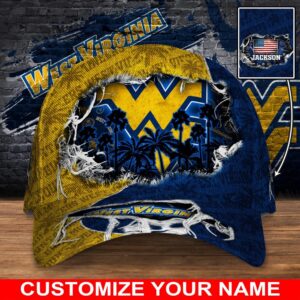 Customized NCAA West Virginia Mountaineers Baseball Cap Trendy Hat Bliss 1 ij9mbu.jpg