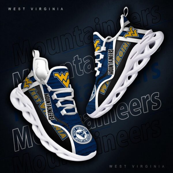 Customized NCAA West Virginia Mountaineers Sneaker Max Soul Shoes Sole Elegance Walk