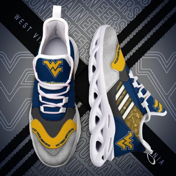 Customized NCAA West Virginia Mountaineers Sneaker Max Soul Shoes Stride Elegance Parade