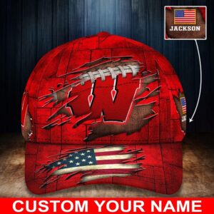 Customized NCAA Wisconsin Badgers Baseball Cap Casual Elegance Threads 1 rxvtz2.jpg