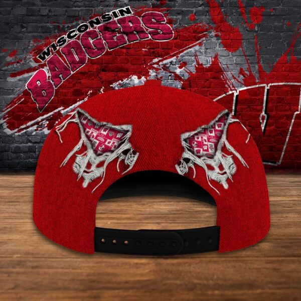 Customized NCAA Wisconsin Badgers Baseball Cap Chic Vibes in Headwear