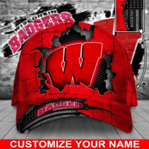 Customized NCAA Wisconsin Badgers Baseball Cap Glamorous Hat Bliss 1 jb43ej.jpg