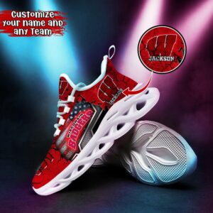 Customized NCAA Wisconsin Badgers Sneaker Max Soul Shoes Stride In Style 2 oojkjz.jpg