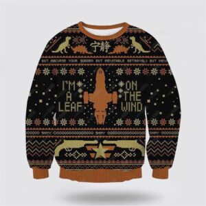 Firefly Serenity I?m A Leaf On The Wind Ugly Christmas Sweater