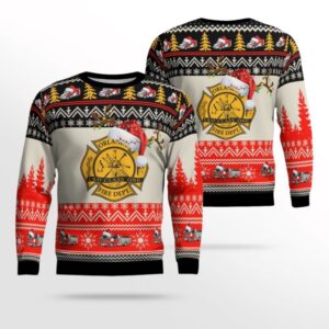 Florida Orlando Fire Dept 3D Ugly Christmas Sweater