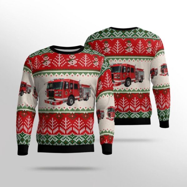 Get Festive With Ohio Columbus Division Of Fire Ugly Christmas Sweater