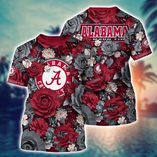 NCAA Alabama Crimson Tide 3D T-Shirt Chic Vibes in Threads For Sports Fans