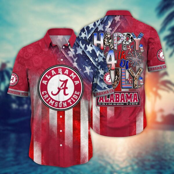 NCAA Alabama Crimson Tide Hawaiian Shirt Breeze Through NCAA Gift For Fans