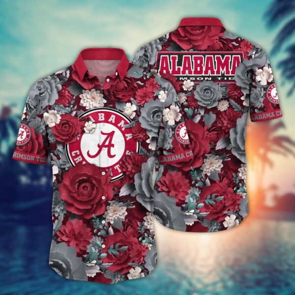 NCAA Alabama Crimson Tide Hawaiian Shirt Champion Bloom Parade For Fans