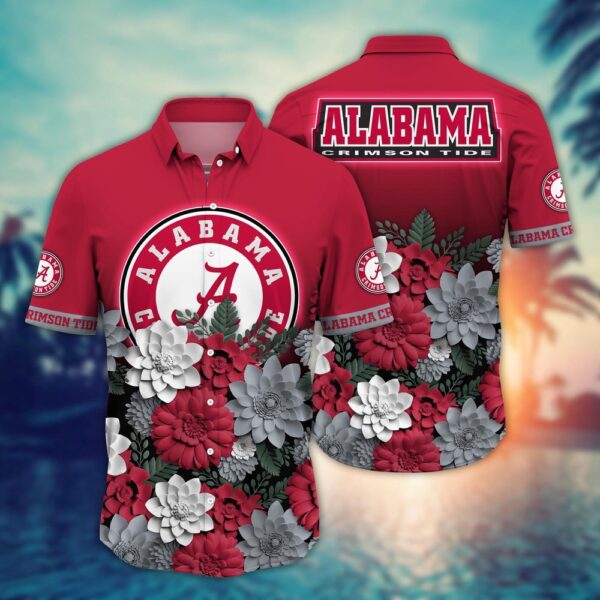 NCAA Alabama Crimson Tide Hawaiian Shirt Cheer Chic Carnival For Fans